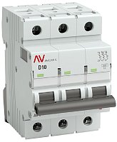 Выключатель автоматический EKF Averes AV-6 3п 10А D 6кА